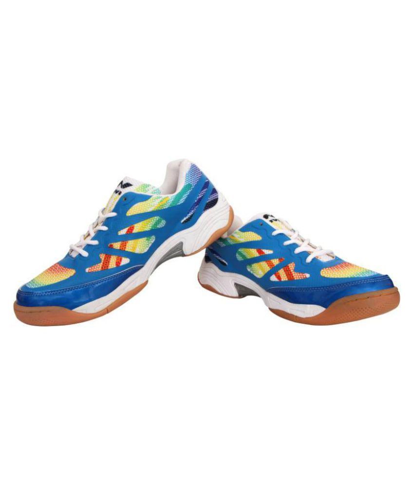 Nivia Musket Badminton Shoes NonMarking Blue Male495506