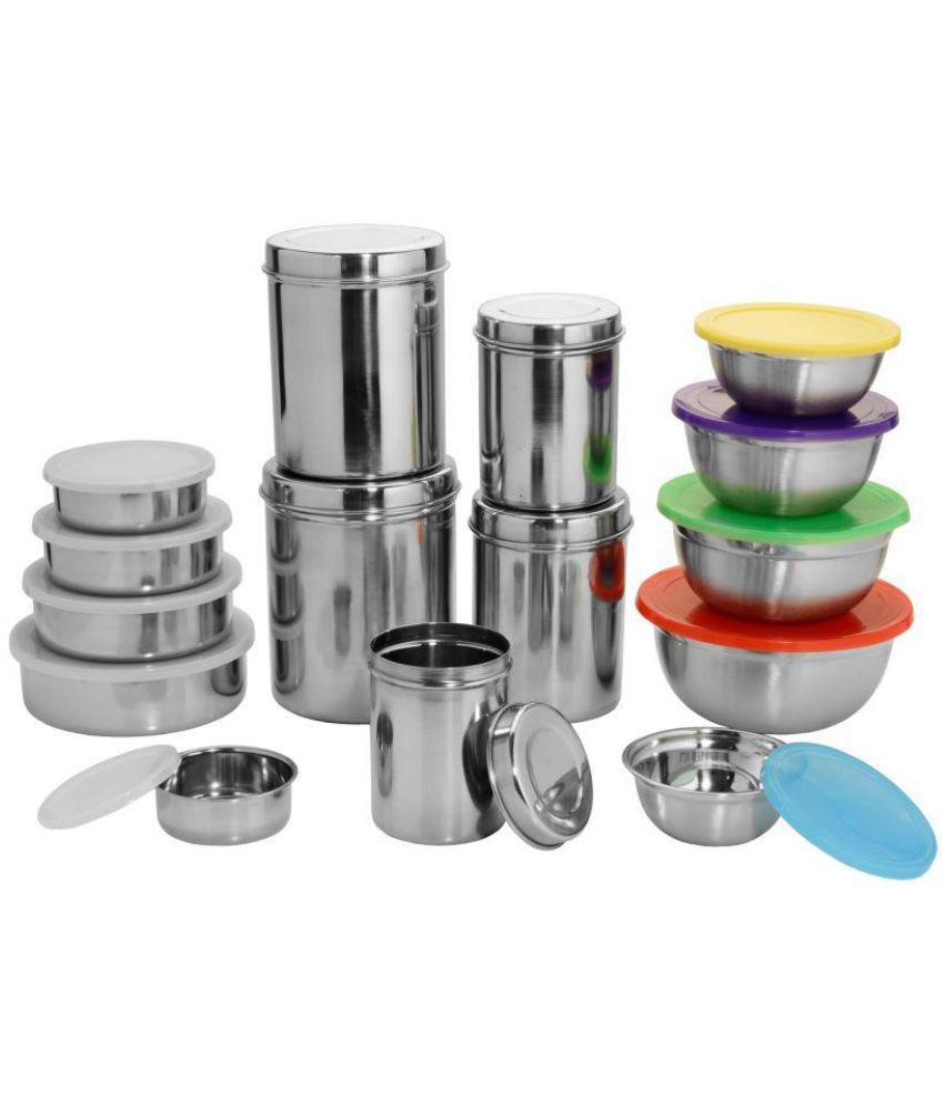     			Classic Essentials Steel Food Container Set of 15