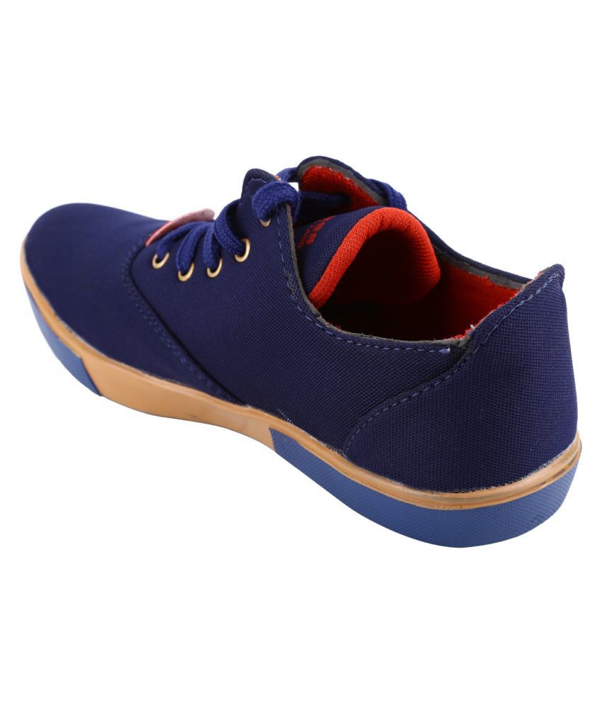 Shoecom Canvas Sneakers Blue Casual Shoes - Buy Shoecom Canvas Sneakers ...