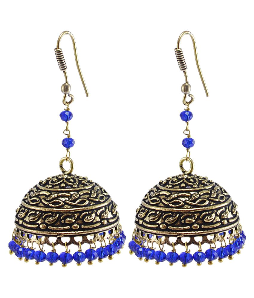 jhumka colour earrings