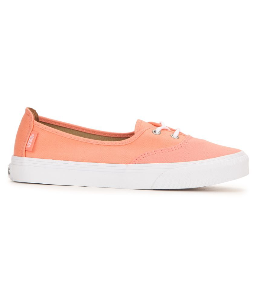 vans orange montante