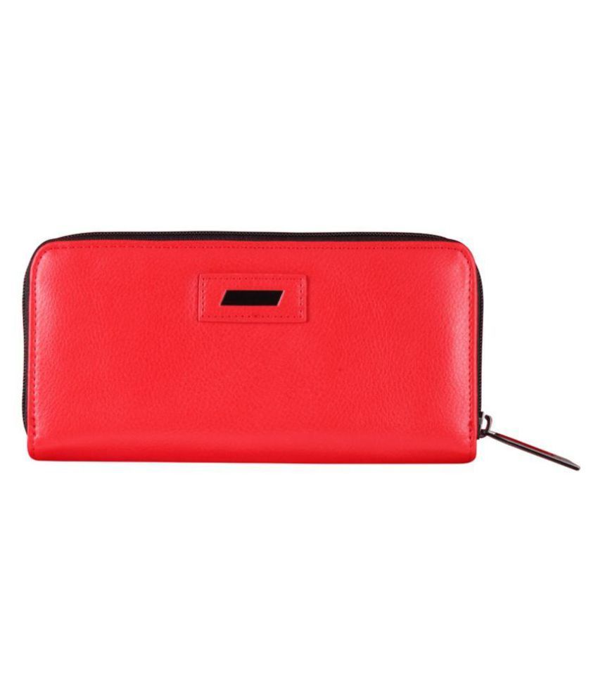 puma red wallet