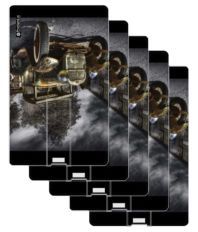 Printland Set of 5 8GB USB 2.0 Fancy Pendrive Multicolor