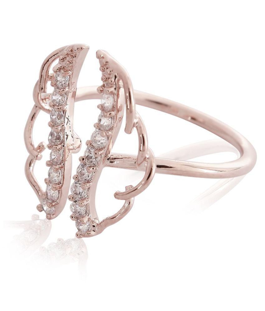 Faryal Rose Gold Plated Alloy Ring Buy Faryal Rose Gold Plated Alloy