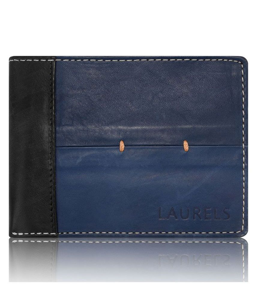     			Laurels Blue Formal Regular Wallet