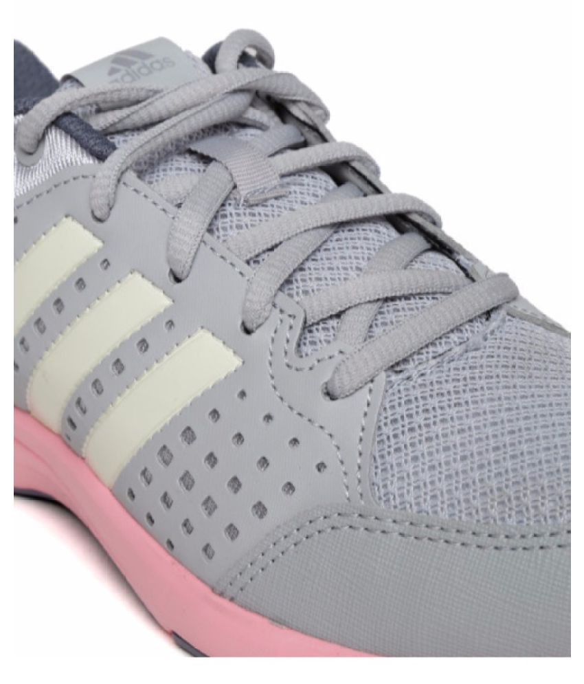 girls grey adidas trainers