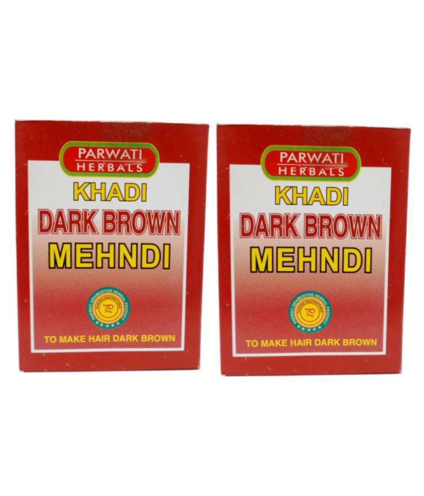     			Khadi Herbal Brown Mehandi Natural Henna 200 gm Pack of 2