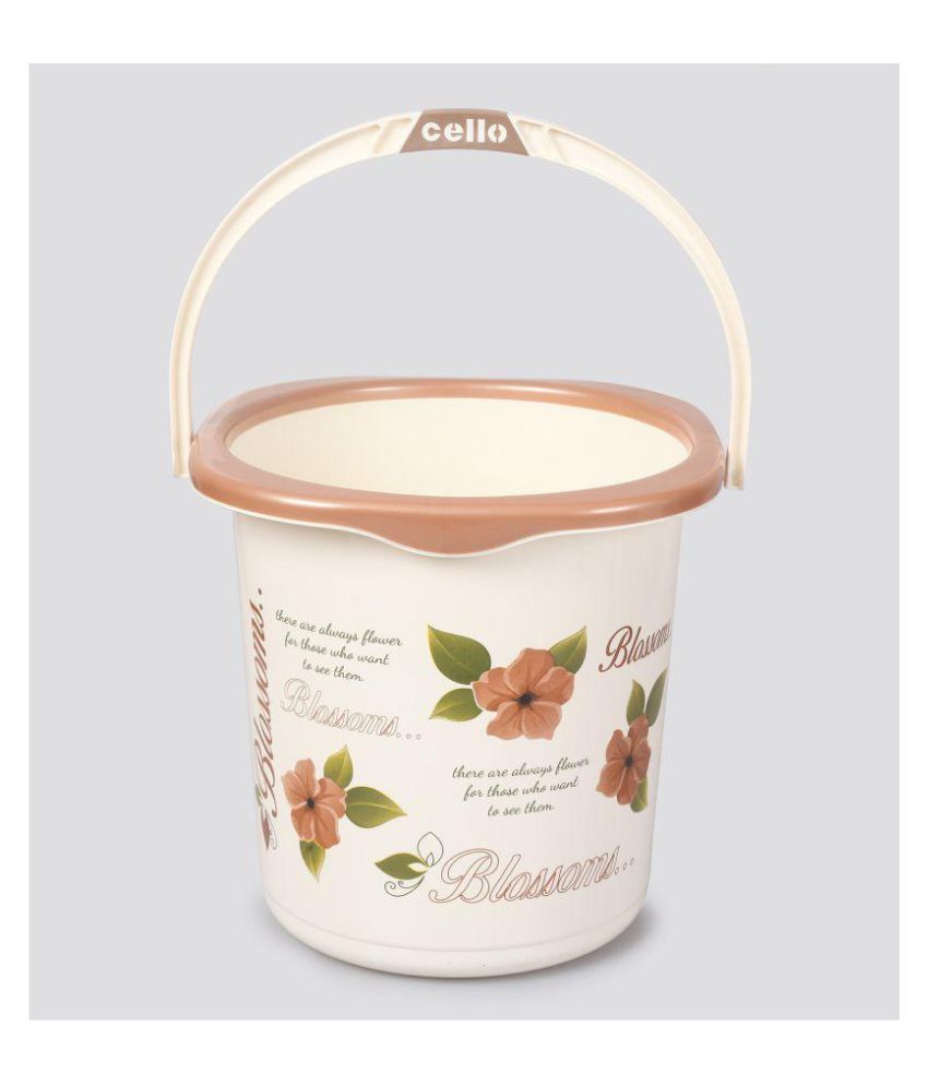 Cello Blossom Big Bathroom Set 5 pcs Brown Buy Cello Blossom Big