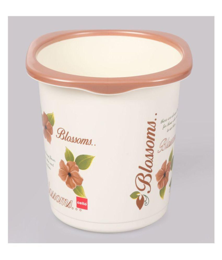 Cello Blossom Big Bathroom Set 5 pcs Brown Buy Cello Blossom Big