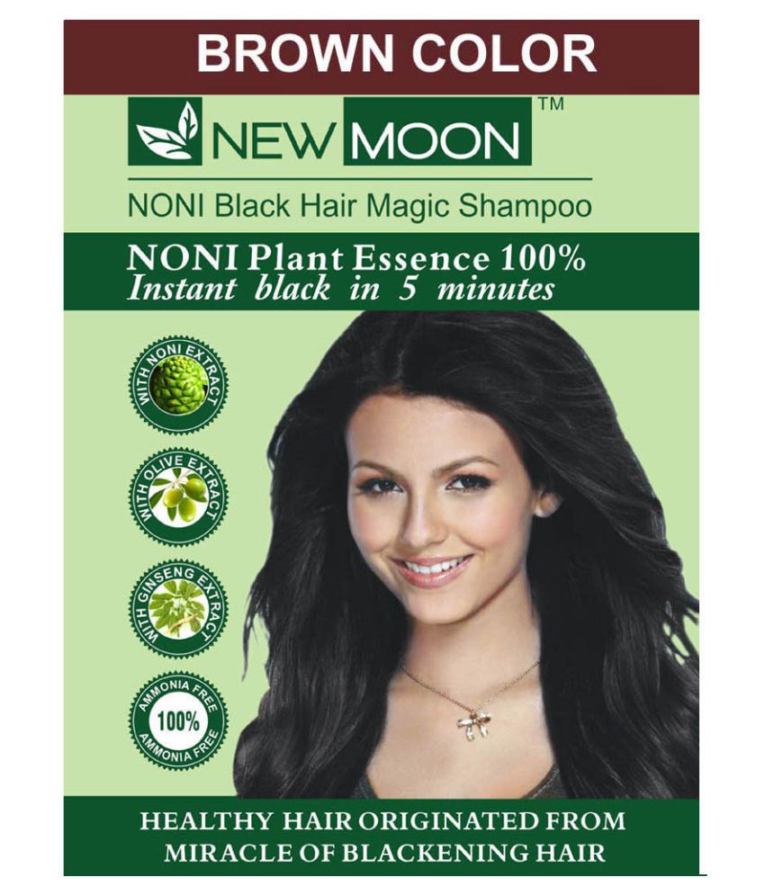New Moon Brown Hair Color Noni Hair Color Without Ammonia