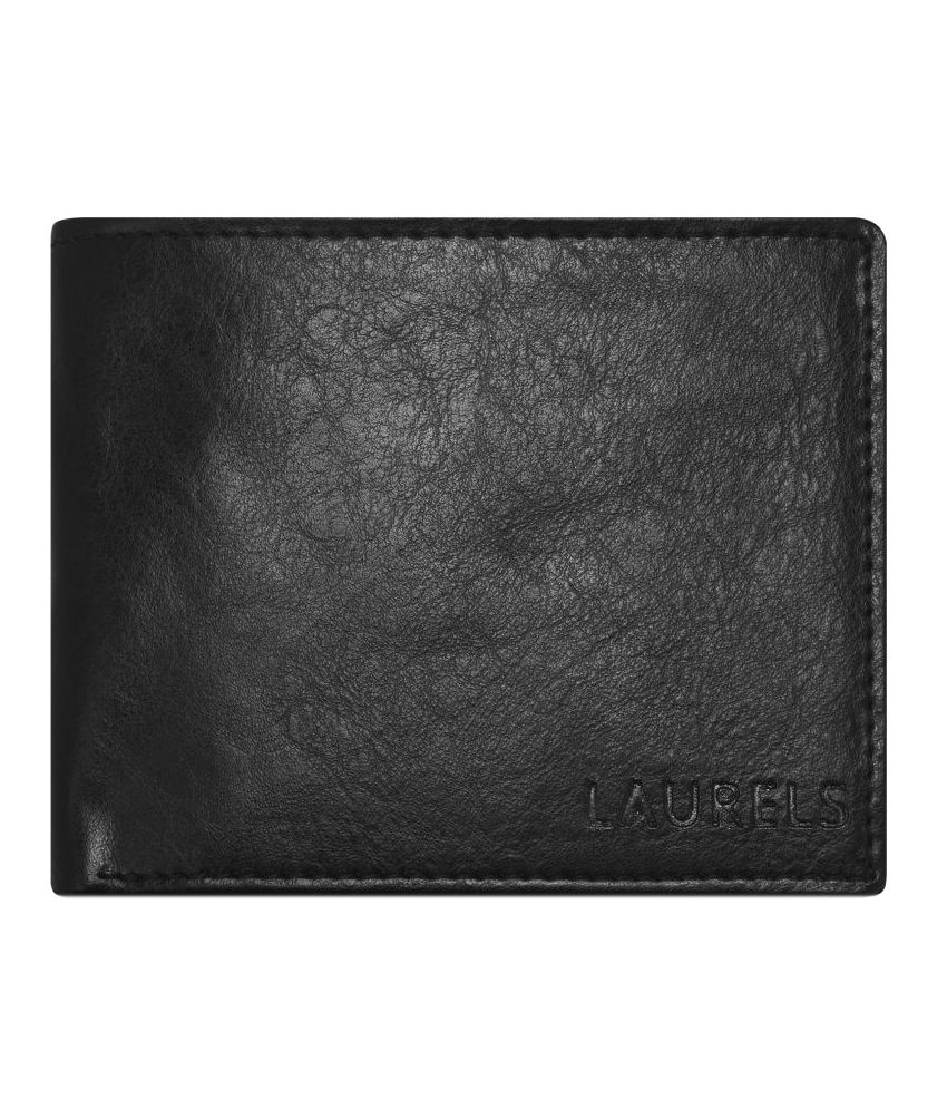     			Laurels Black Formal Regular Wallet