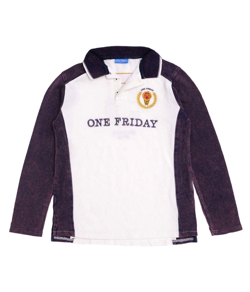 One Friday Knitted Polo T-Shirt - Buy One Friday Knitted Polo T-Shirt Online at Low Price - Snapdeal