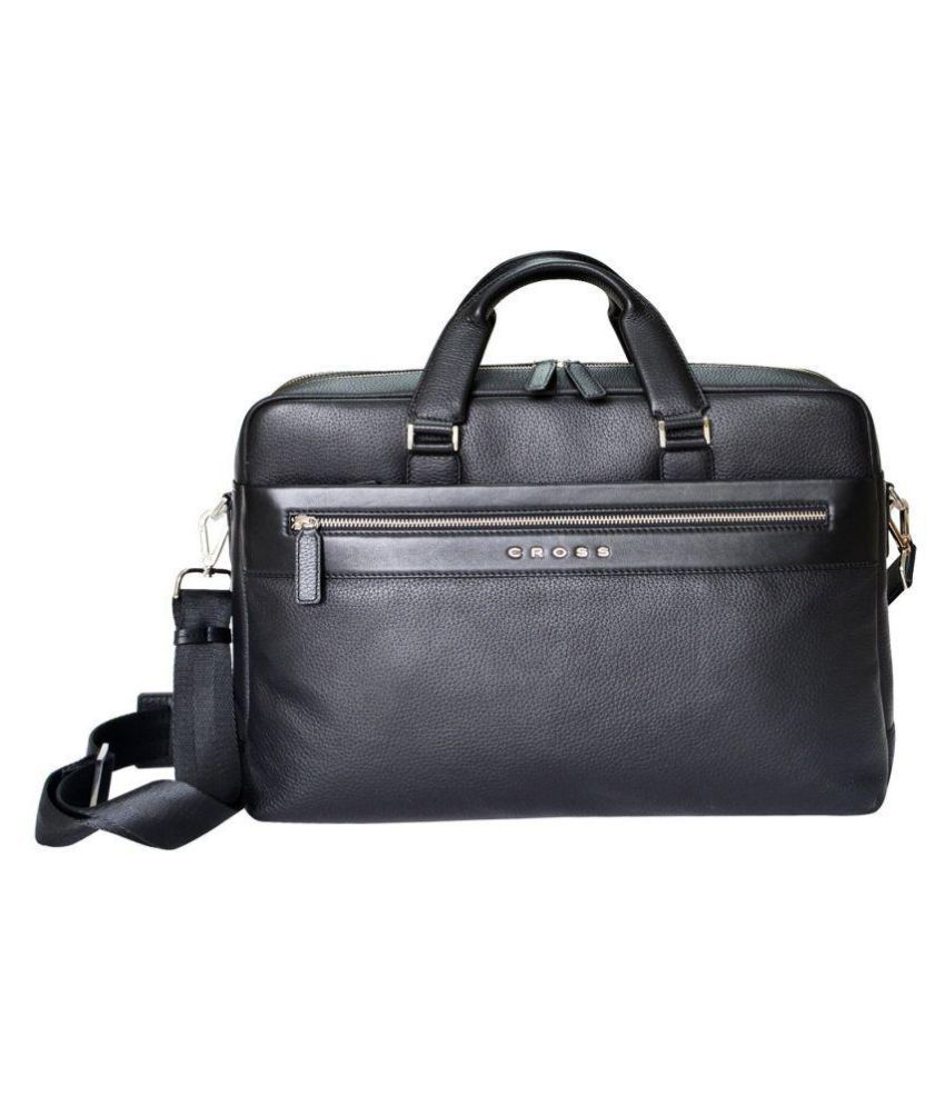 Buy Adamis Wine Colour Pure Leather Portfolio / Laptop Bags (F61) Online