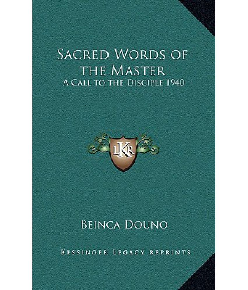 sacred-words-of-the-master-a-call-to-the-disciple-1940-buy-sacred