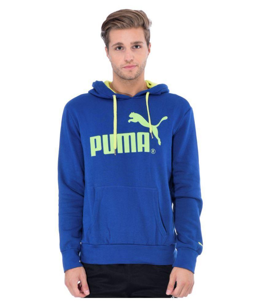 puma blue hoodie