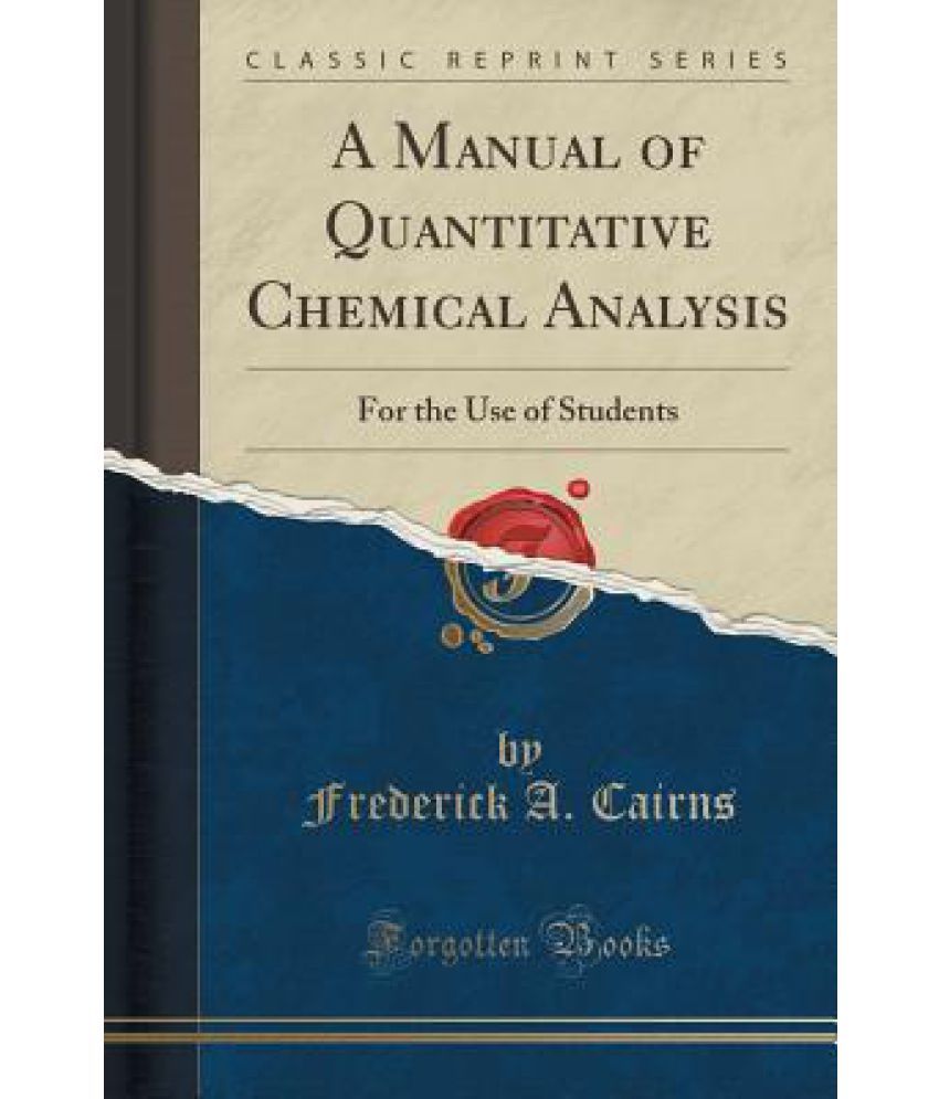 a-manual-of-quantitative-chemical-analysis-buy-a-manual-of