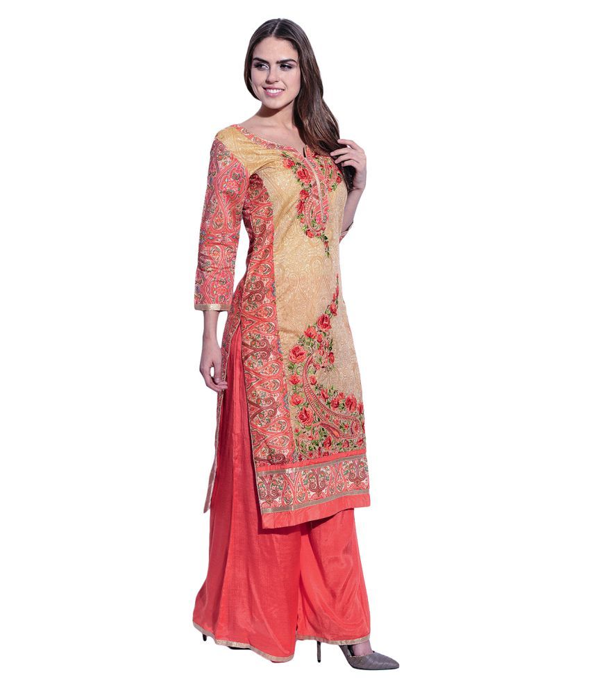 cotton dress material stitching models