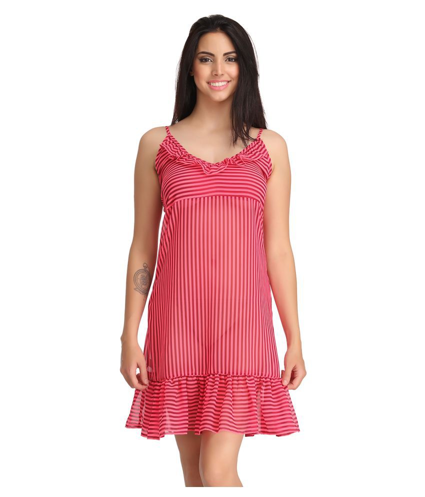 Buy Clovia Poly Cotton Nighty & Night Gowns Online at Best