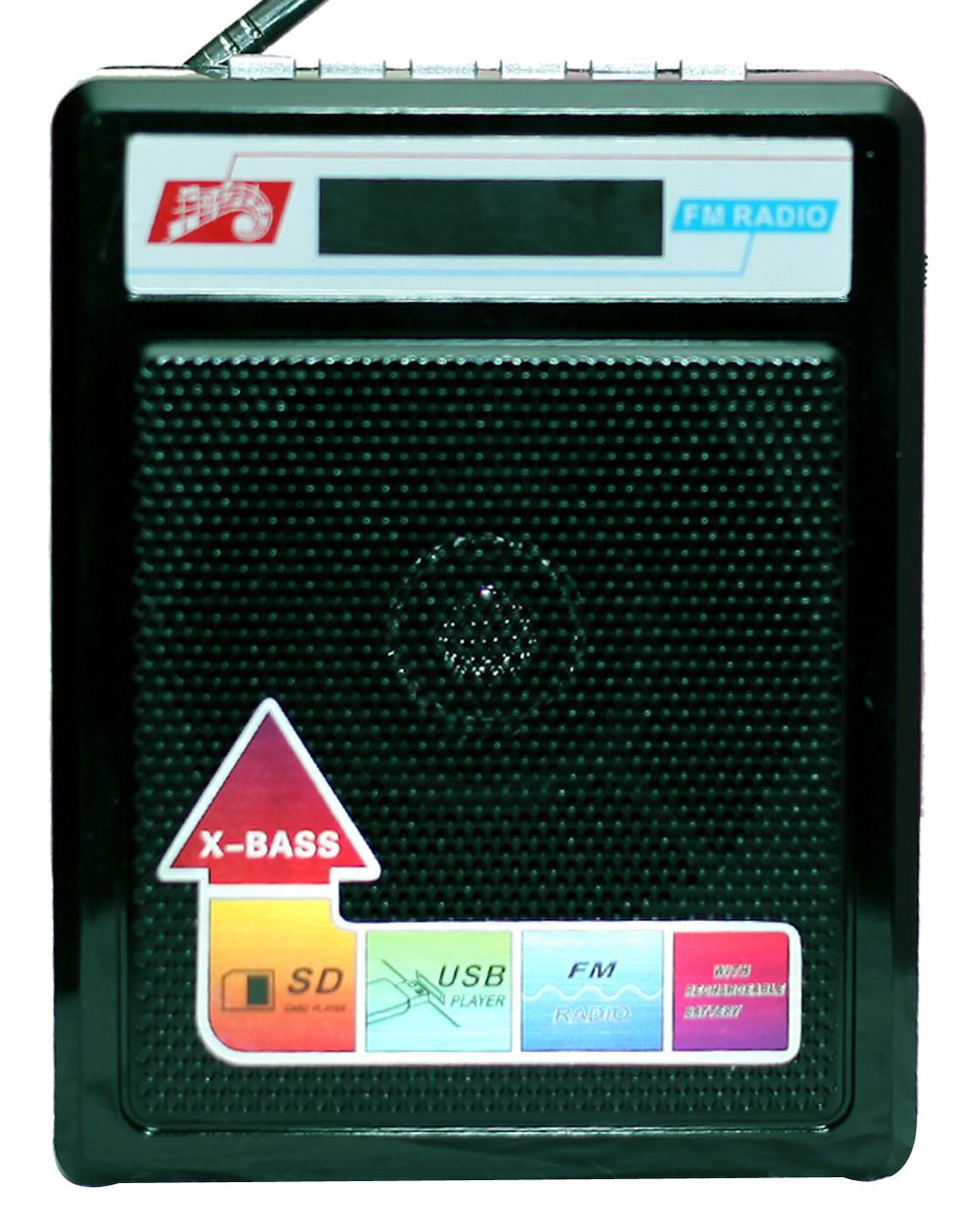     			Sonilex Portable Multimedia Fm Radio Usb-sd Player - 414-black