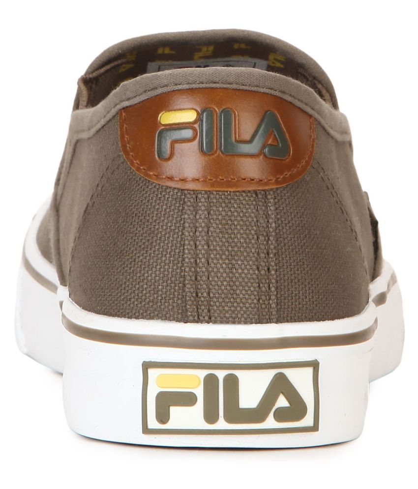 fila brown trainers