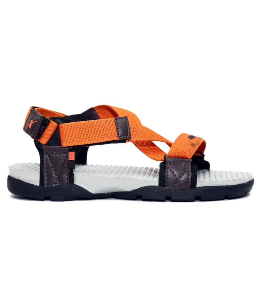 sparx orange sandals