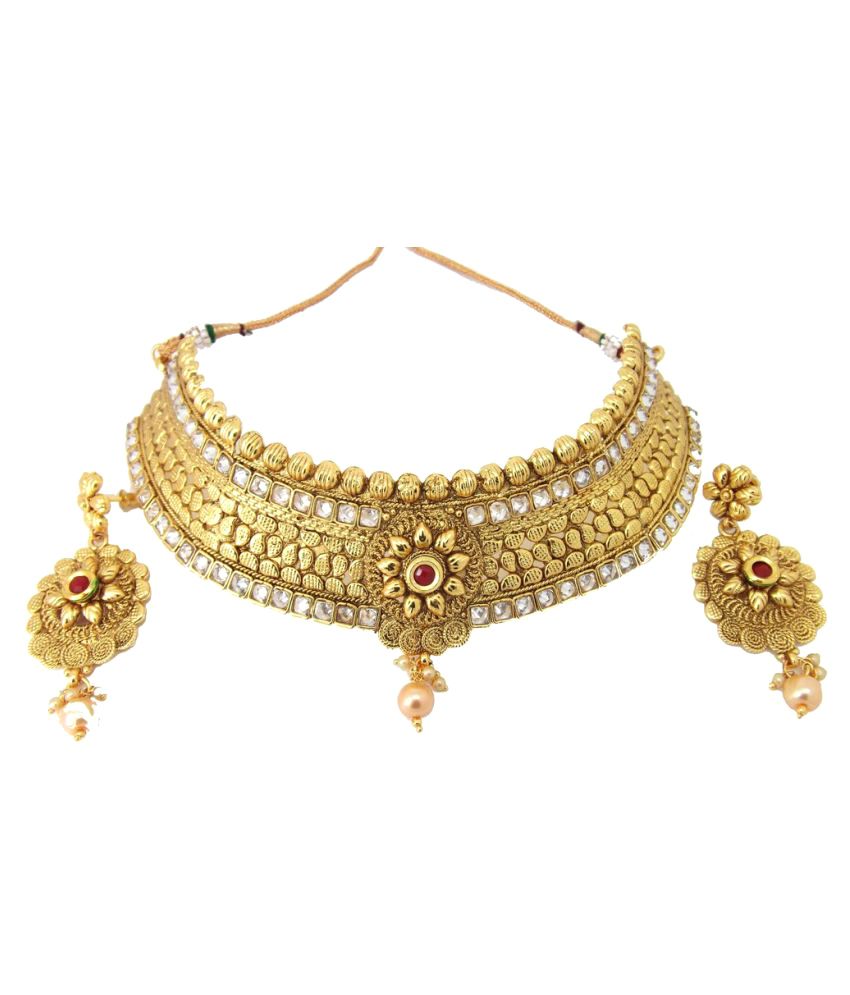 9Blings Jodha Style Revers Ad Gold 