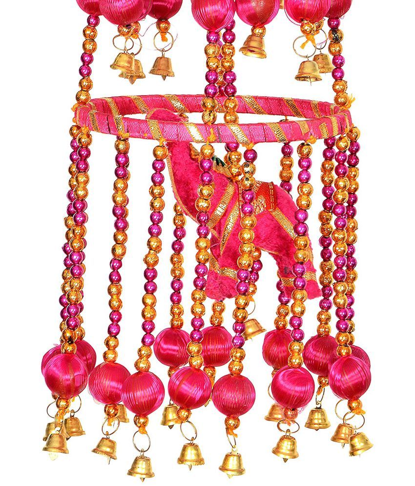 Chesta Enterprises Fabric Single Elephant Wind Chimes Multi Chesta Enterprises Fabric Single Elephant Wind Chimes Multi