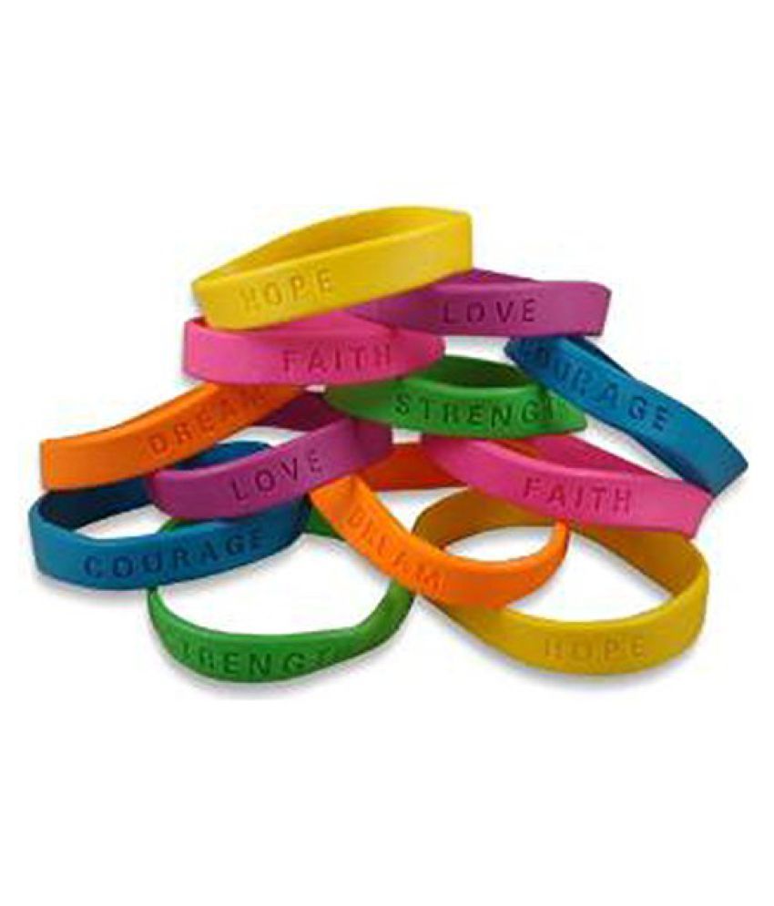 Inspirational Sayings Gel Bracelets 12 Pack Inspirational Sayings Gel Bracelets 12 Pack