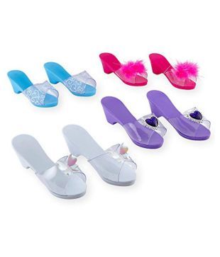 little girl pretend dress up shoes