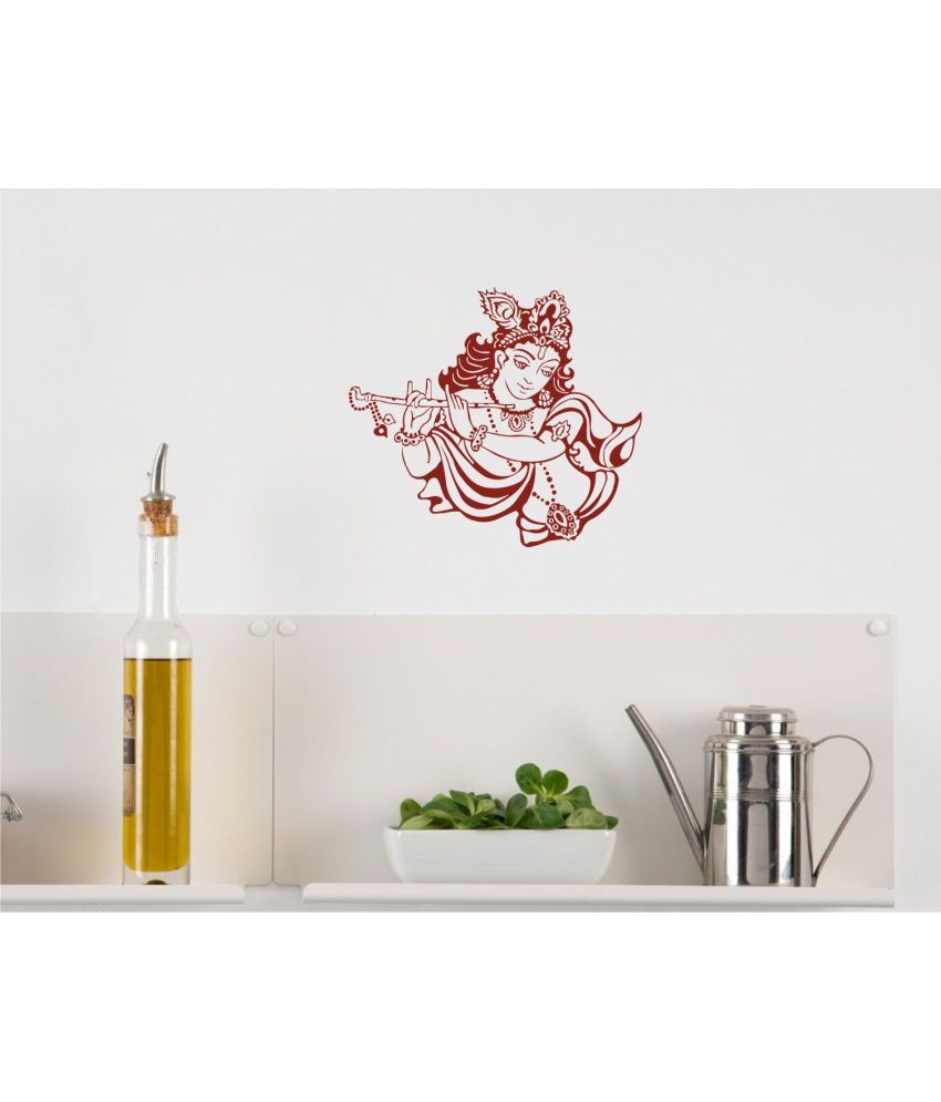 Wall Guru Bal Krishna Vinyl Wall Stickers Buy Wall Guru Bal Krishna