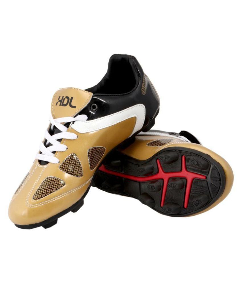 HDL TOP GOLDEN Gold Football Shoes Buy HDL TOP GOLDEN Gold Football Shoes Online at Best