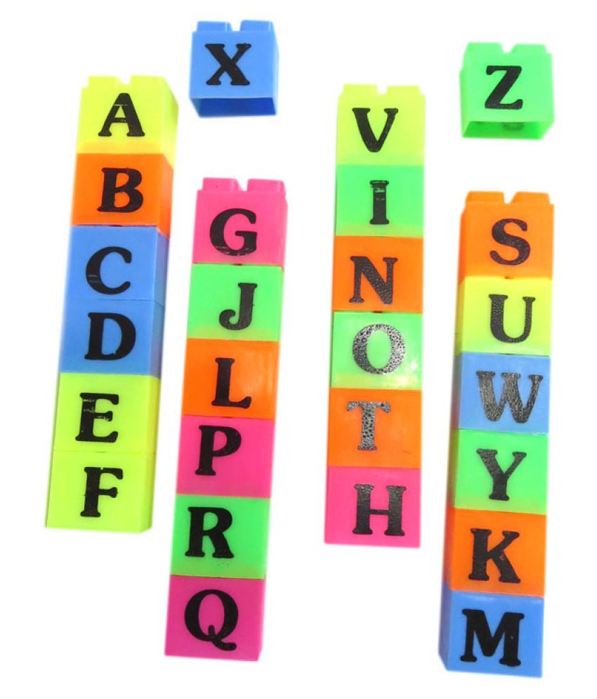 Little Genius Multicolor Educational Puzzles for Kids Alphabet Fun Set