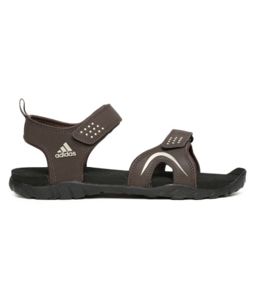 adidas brown sandals