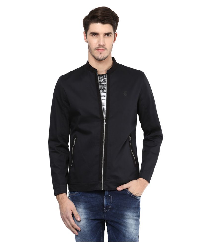Mufti Black Casual Jacket - Buy Mufti Black Casual Jacket Online at ...