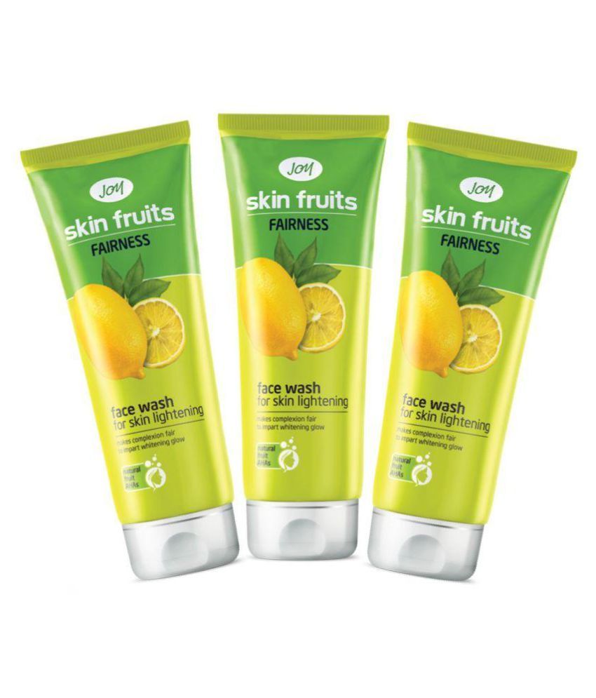Joy Skin Fruits Brightening Lemon Face Wash 150 ml ( Pack ...