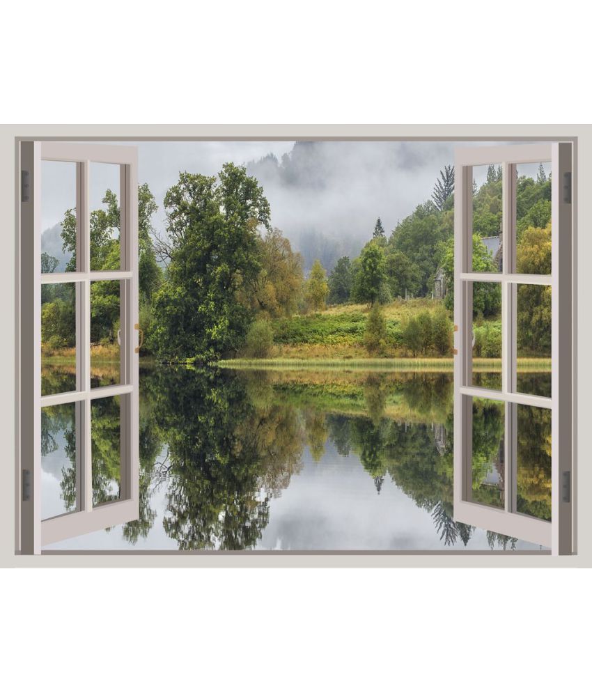     			Decor Villa lake reflection Vinyl Wall Stickers