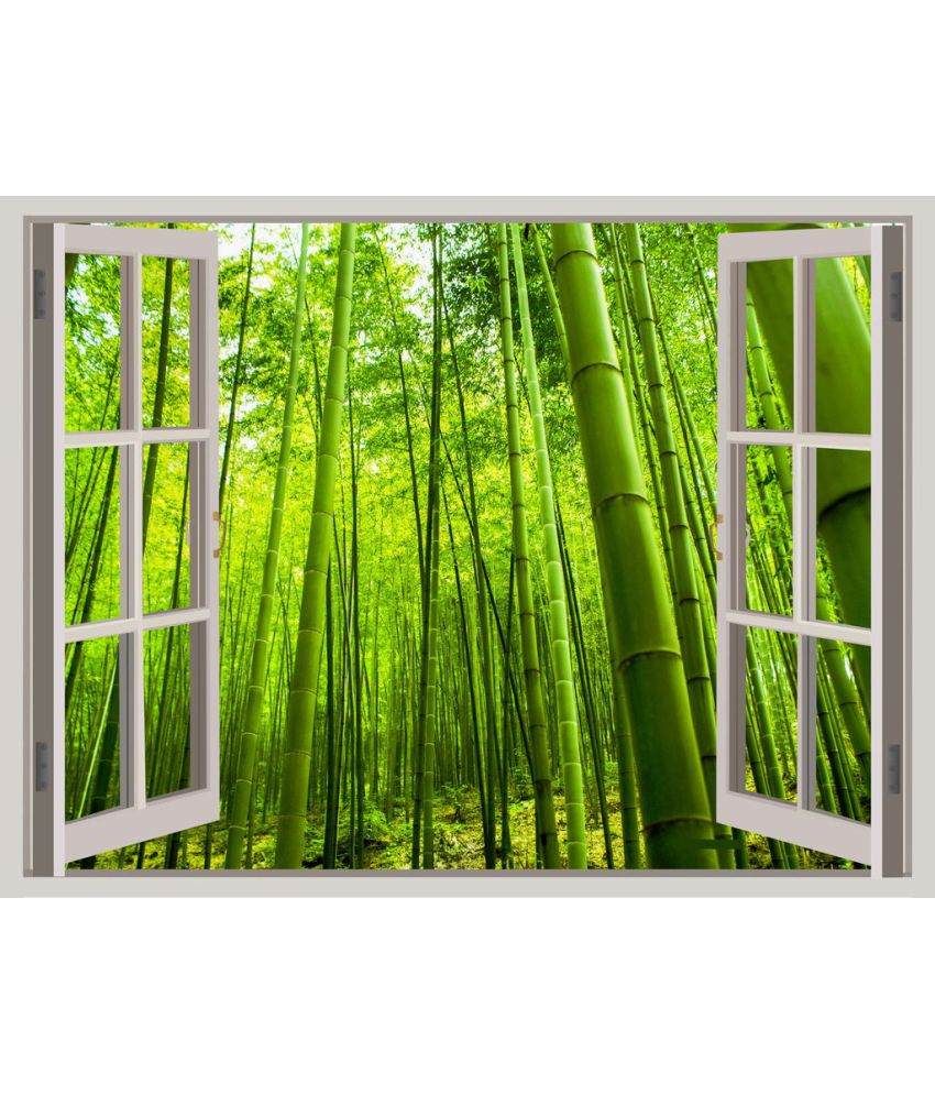 Decor Villa Bamboo Forest Vinyl Wall Stickers