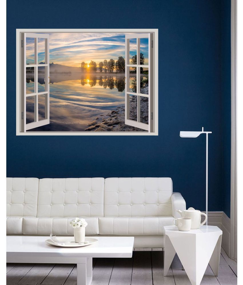     			Decor Villa Lake Vinyl Wall Stickers