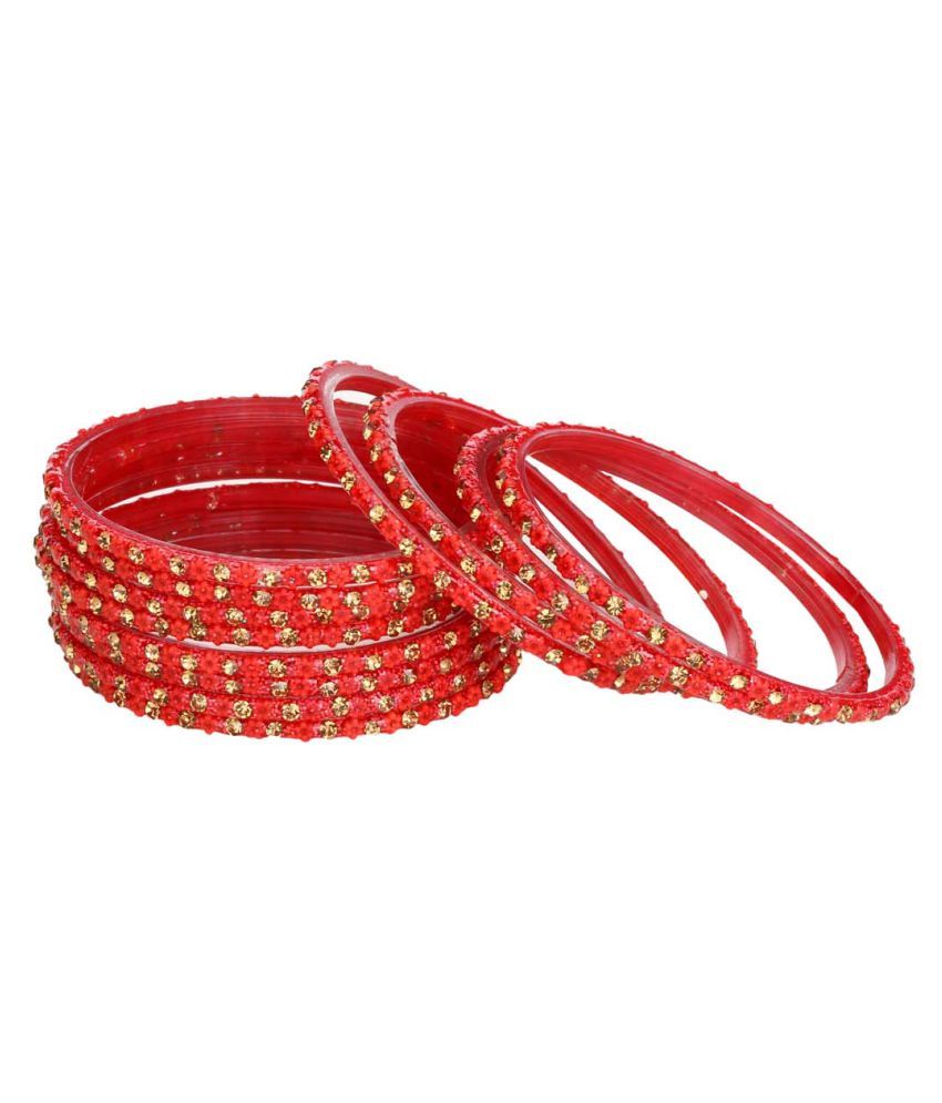 somil-red-glass-bangles-set-buy-somil-red-glass-bangles-set-online-in