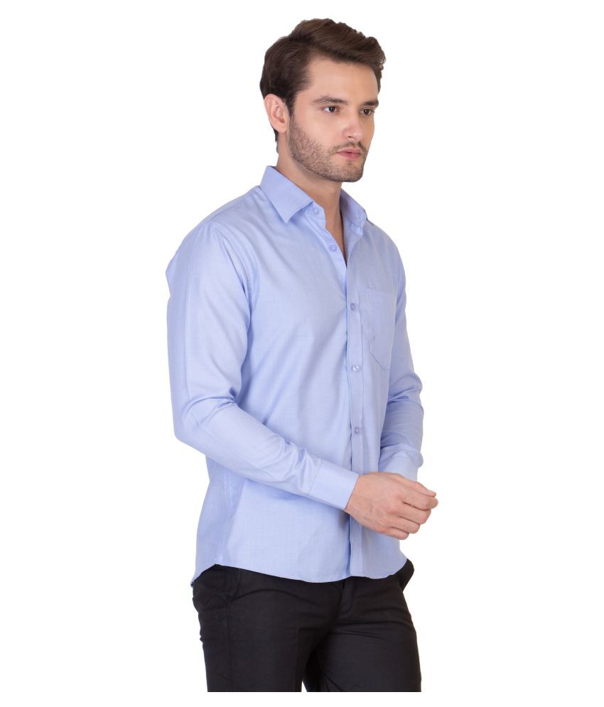 Dress Blue Casuals Slim Fit Shirt - snapdeal