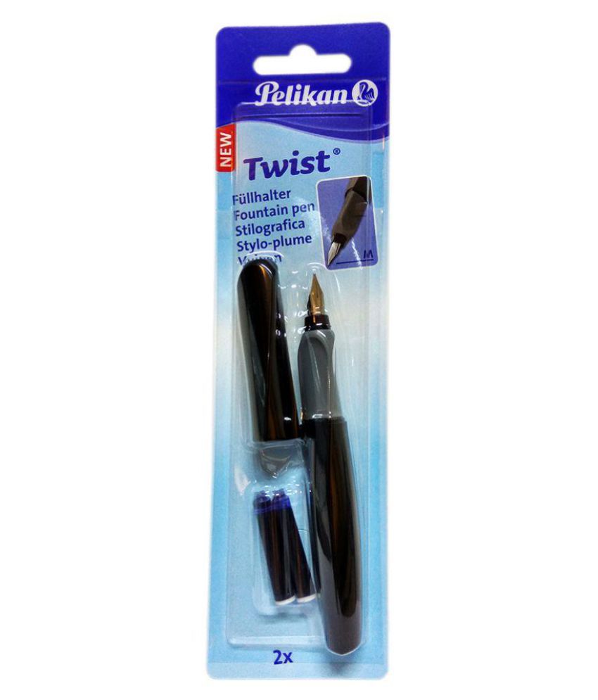     			Pelikan Twist Fountain Pen - Black