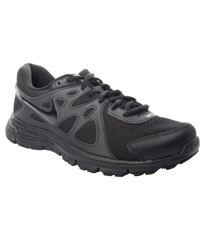 nike black running shoes price