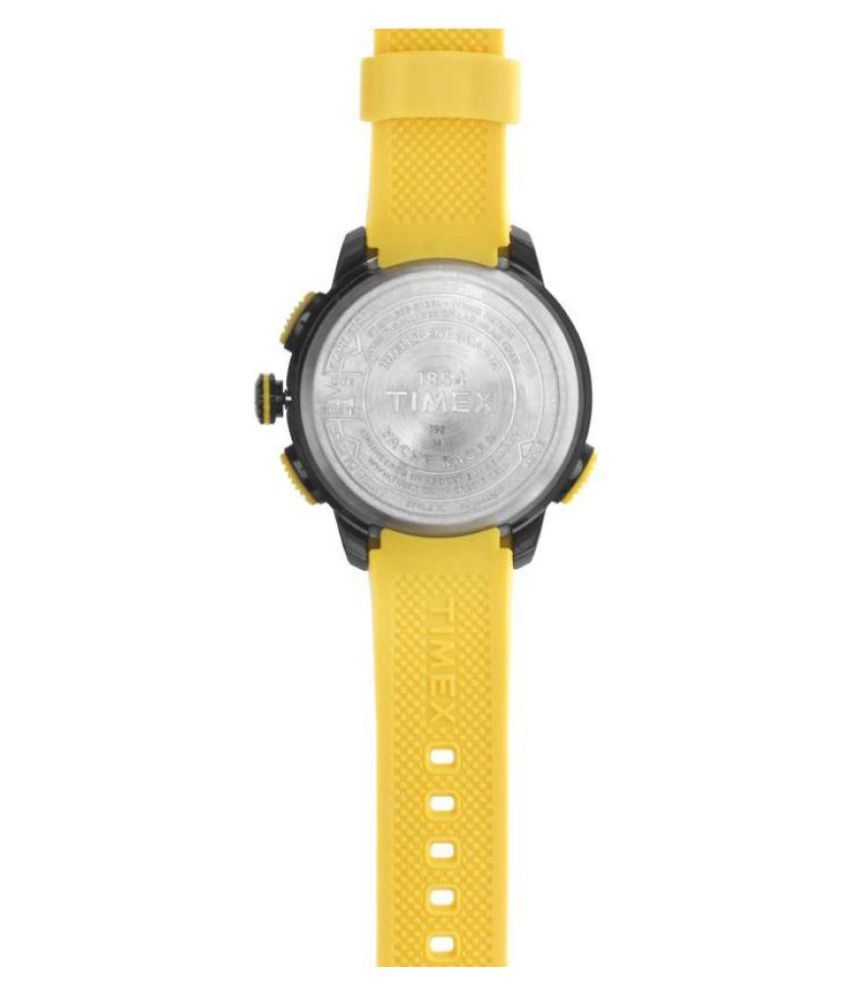 Timex Yellow Silicon Analog Watch Buy Timex Yellow Silicon Analog