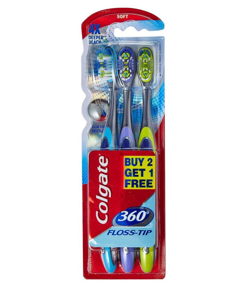 Colgate 360 Flosstip Toothbrush Buy 2 Get 1 Saver: Buy Colgate 360 ...