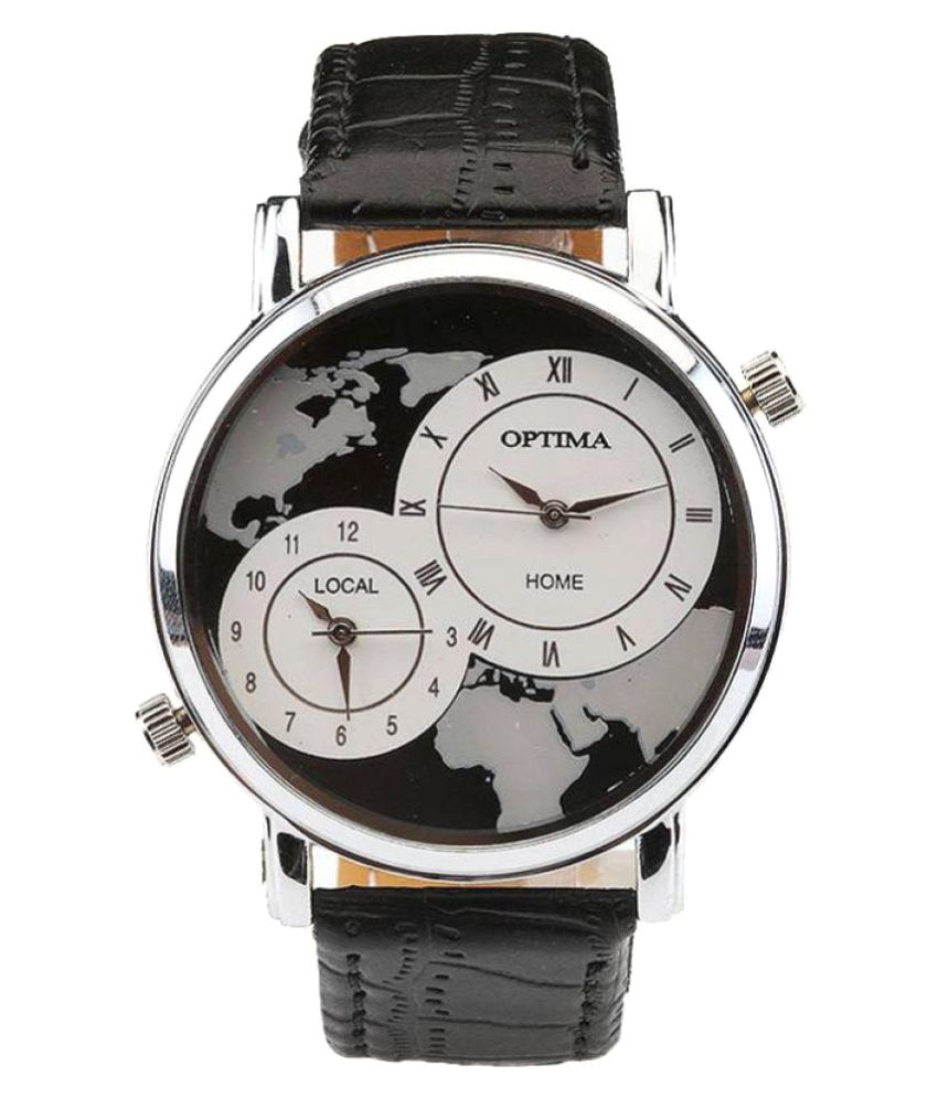 Optima Fashion Track Premium Dual  become old Wrist Watch for Men  