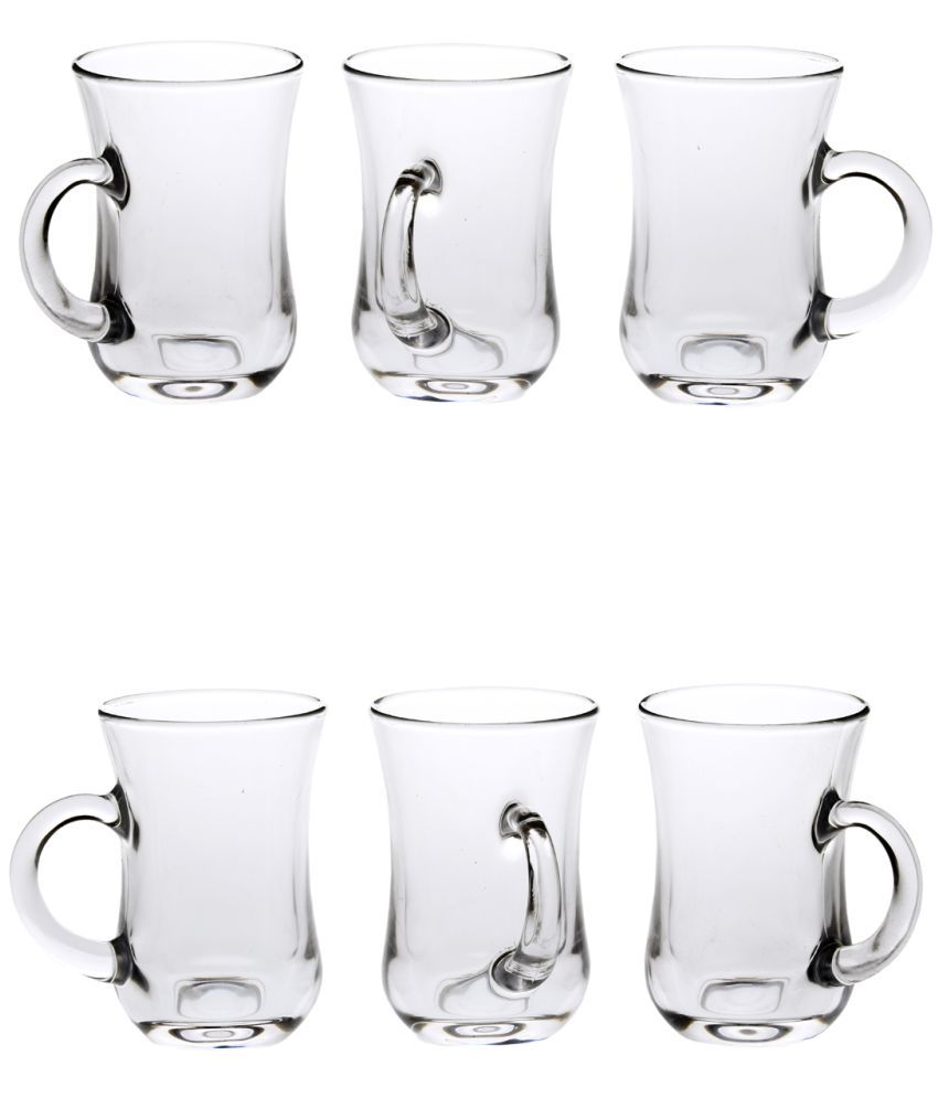 Somil New Designer Tea Cup Glass Tea Cup 6 Pcs Buy Online at Best