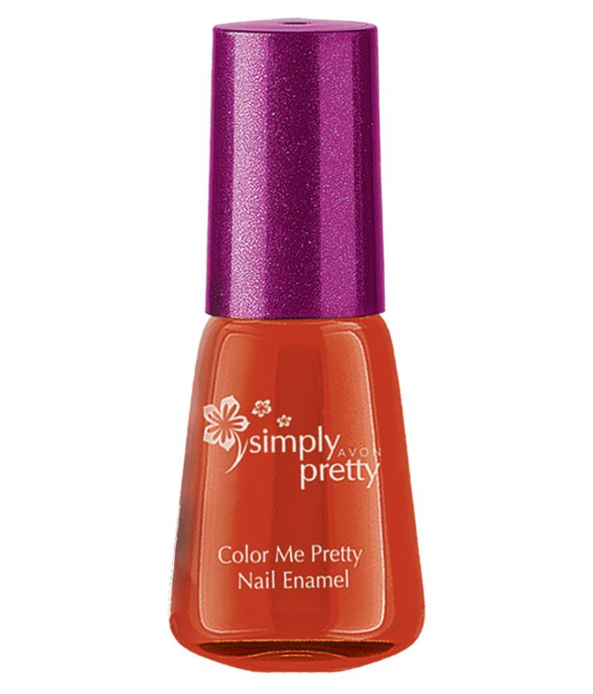 Avon Simply Pretty Merry Bright Holiday Nail Enamel 5ml Merry Apricot