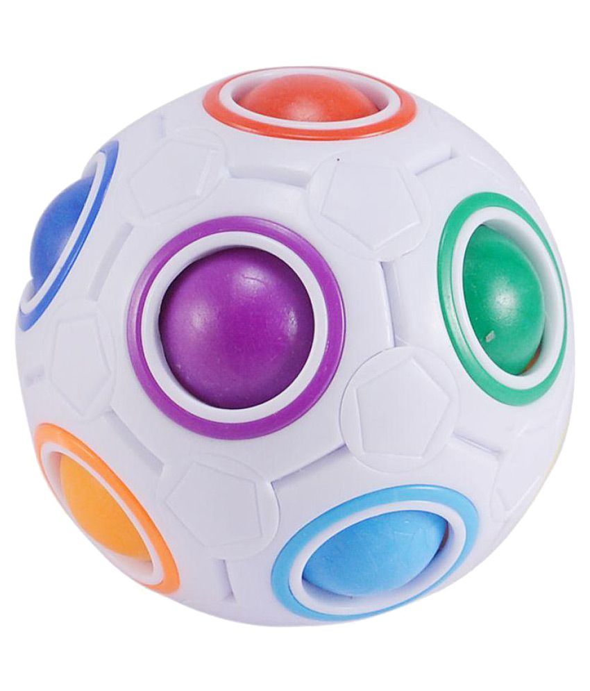 Saamarth Impex Spherical Cube Rainbow Ball Football Magic Speed Cube ...