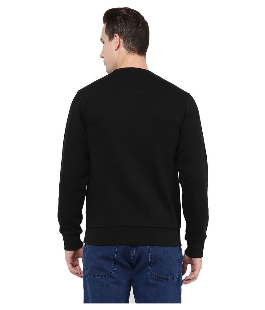 Octave Black Sweatshirt - Buy Octave Black Sweatshirt Online at Low ...