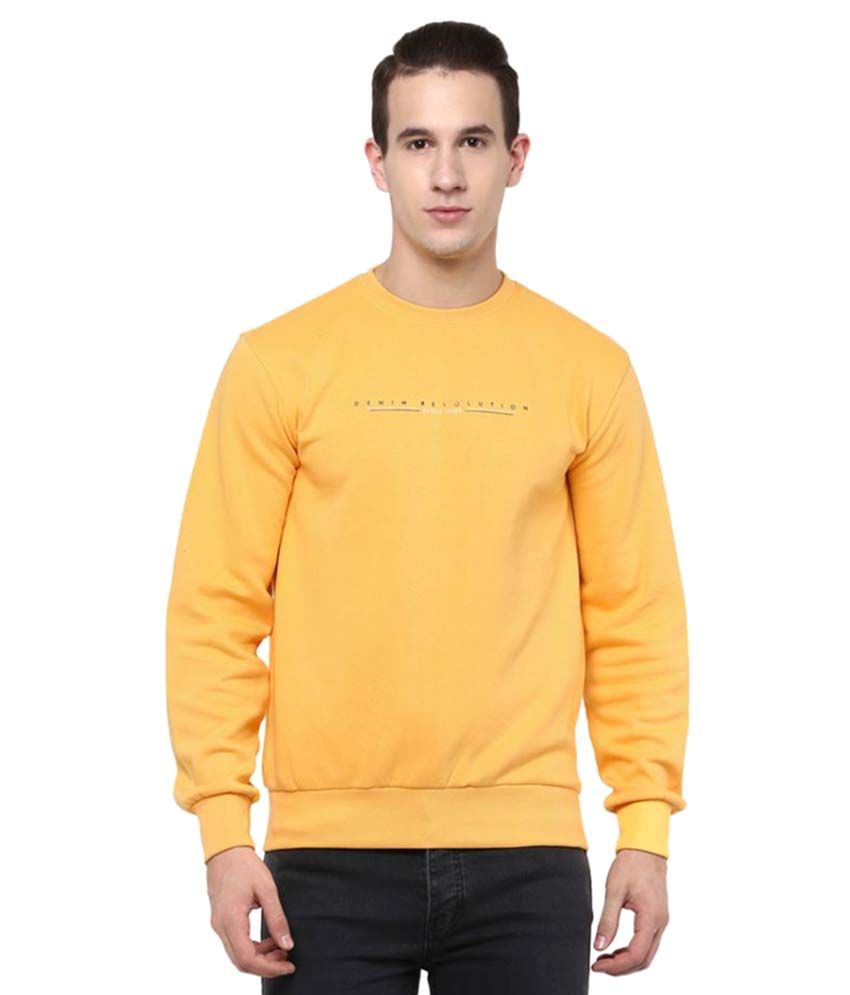 octave yellow sweatshirt